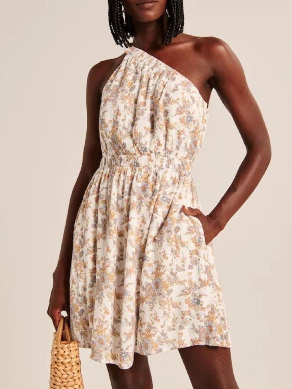 Abercrombie One Shoulder Dress